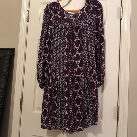 Medium Purple/Plum long sleeve Dress - Picture 3 of 3